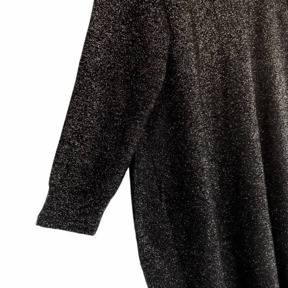 LOFT Plus Shimmering Black Sweater Dress size 20/22 NWT - Picture 6 of 16